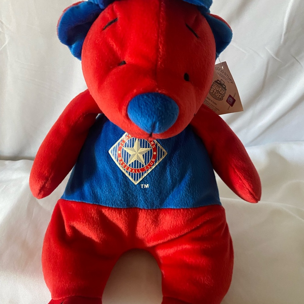 NWT Good Stuff Vintage 2001 Texas Rangers baseball club plush toy